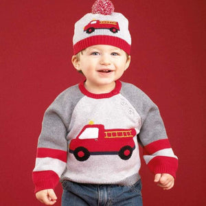 Fire Truck Sweater