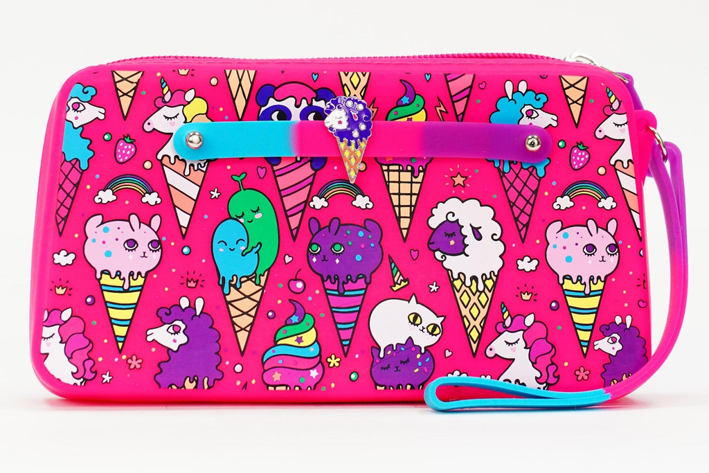 Unicorn Ice Cream Wristlet