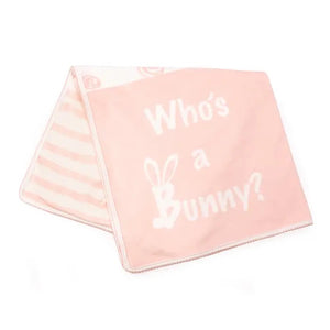 Blossom Who‘s A Bunny Receiving Blanket 28 x 28