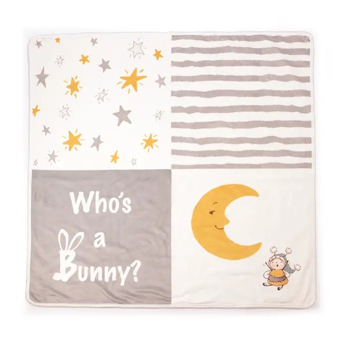 Bloom Who’s A Bunny Receiving Blanket