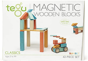 42 Piece Magnetic Block Set In Sunset
