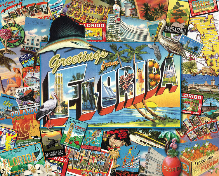 Greetings From Florida 1000 pc Puzzle