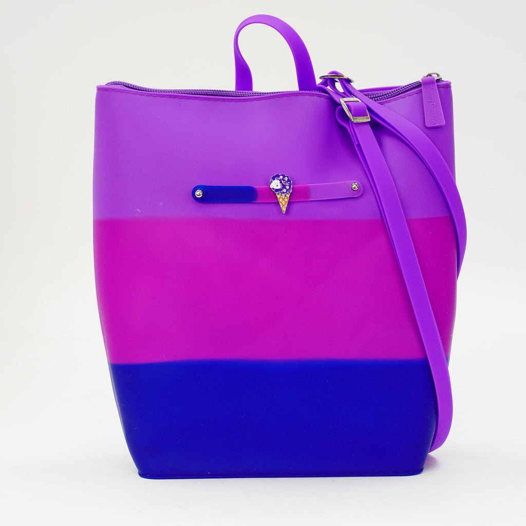 Blueberry Zip Bucket Backpack