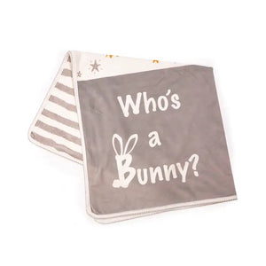 Bloom Who’s A Bunny Receiving Blanket
