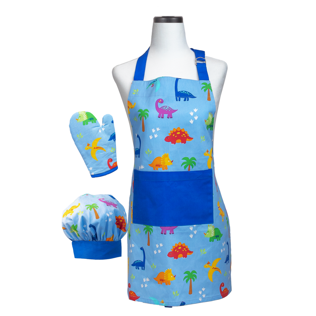 Dinosaur Deluxe Youth Apron Boxed Set