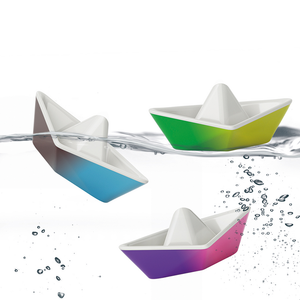 Color Changing Origami Bath Boats