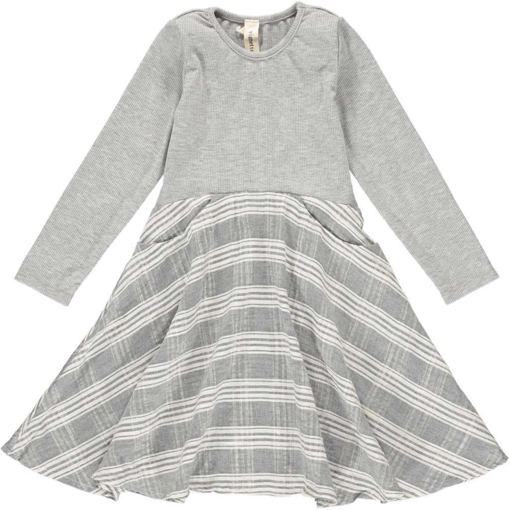 MERILEE DRESS Charcoal